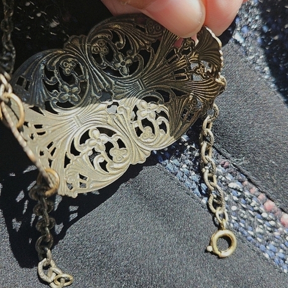 COPY - Antique VRare Rare x3 cameos Slave Bracelet Marked Numerous Places 925 - Picture 12 of 15